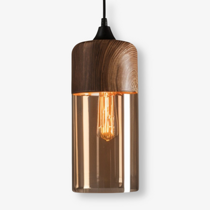 Retro Pendellampa i Glas – Modern Nordisk Taklampa