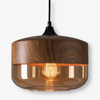 Retro Pendellampa i Glas – Modern Nordisk Taklampa