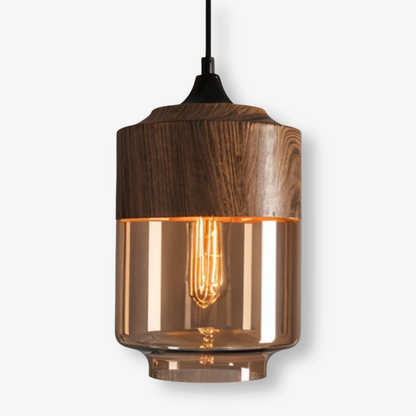 Retro Pendellampa i Glas – Modern Nordisk Taklampa