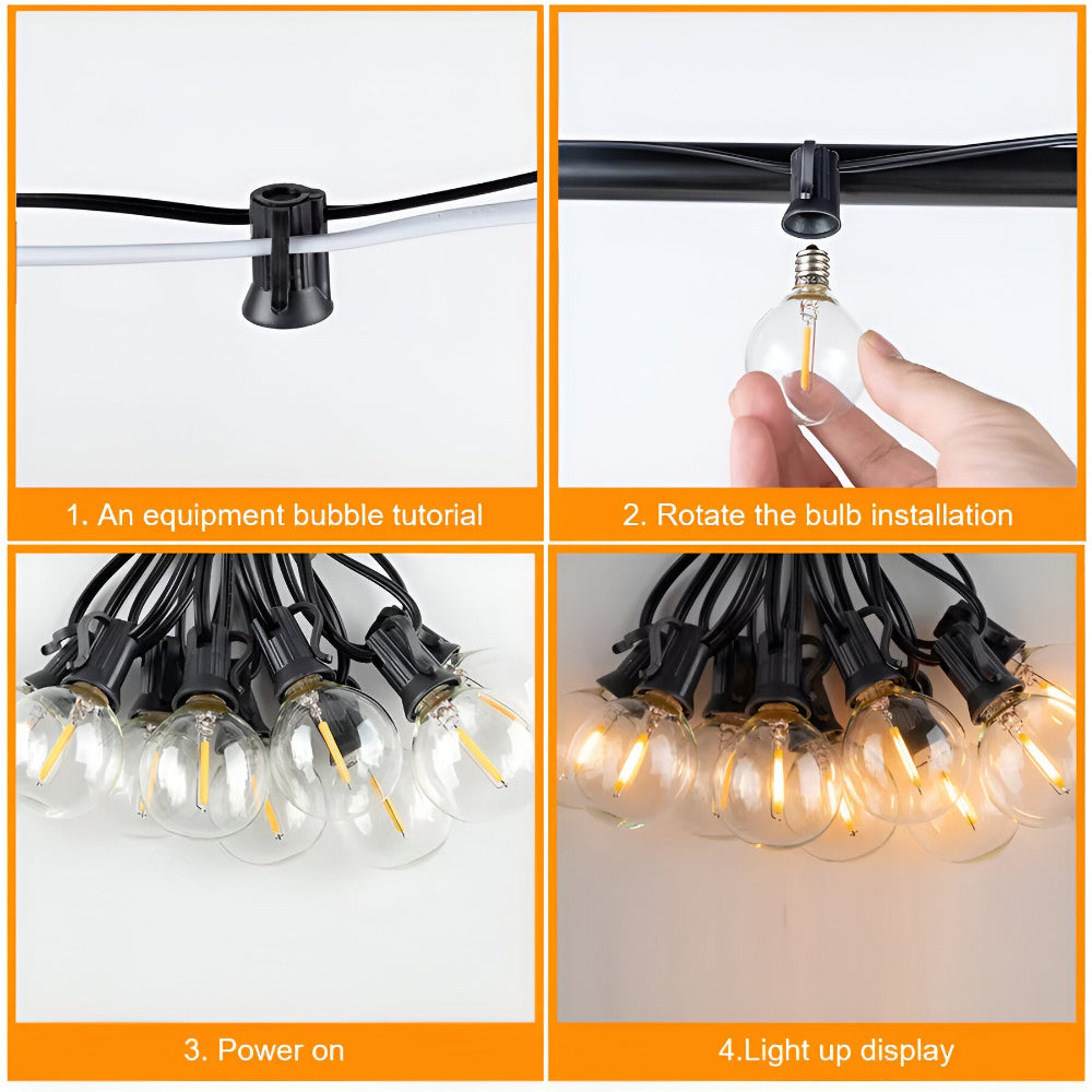 G40 LED Ljusslinga för Utomhusbruk