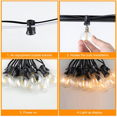 G40 LED Ljusslinga för Utomhusbruk
