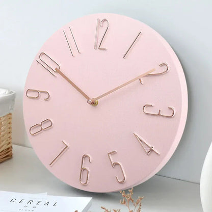 Arvello – Modern Minimalistisk Väggklocka i Tyst Design