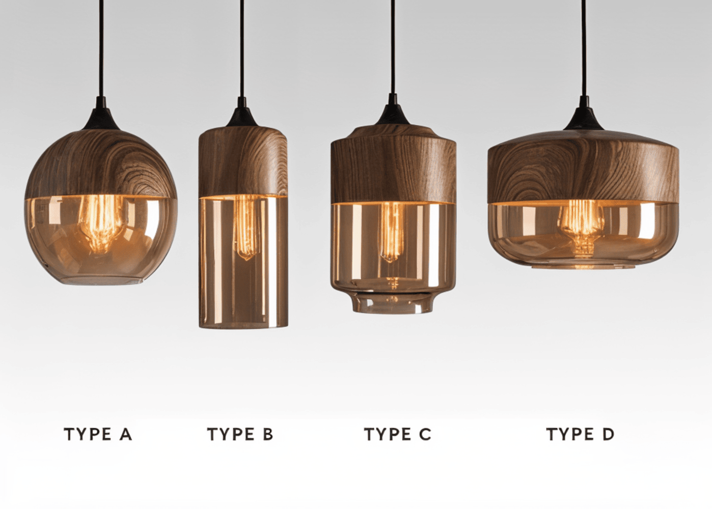 Retro Pendellampa i Glas – Modern Nordisk Taklampa