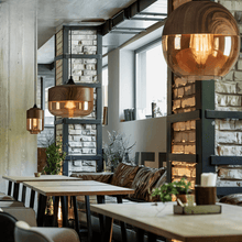 Retro Pendellampa i Glas – Modern Nordisk Taklampa