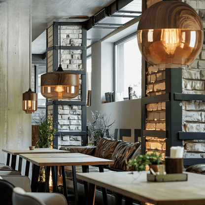 Retro Pendellampa i Glas – Modern Nordisk Taklampa