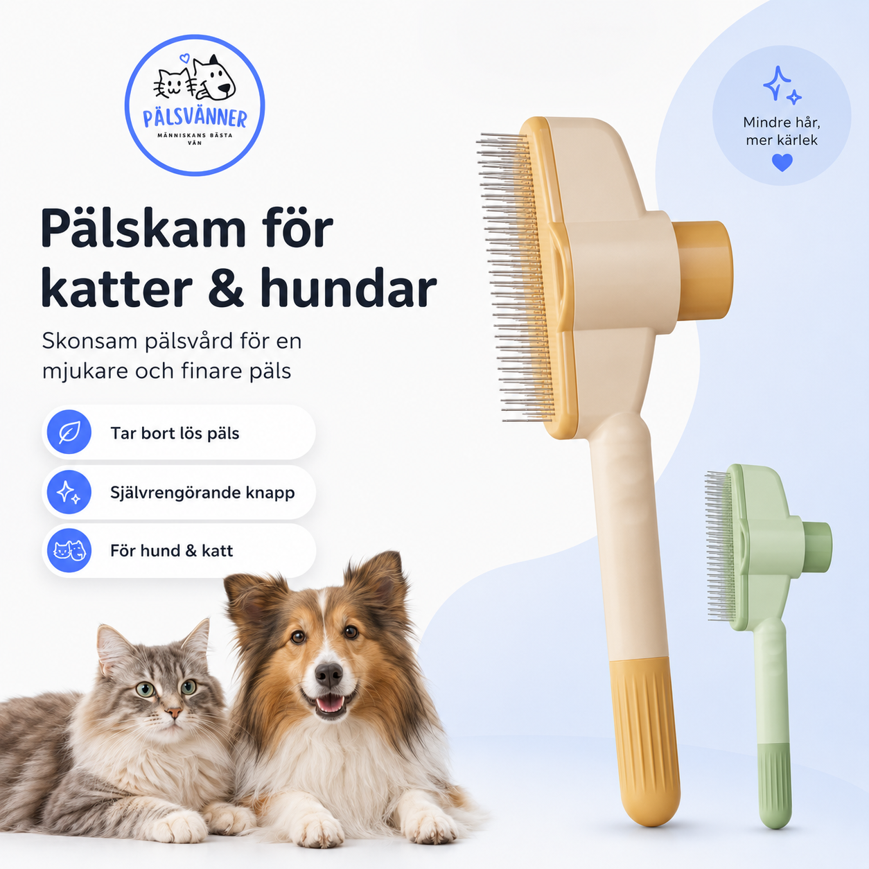 Pälskam för katter & hundar