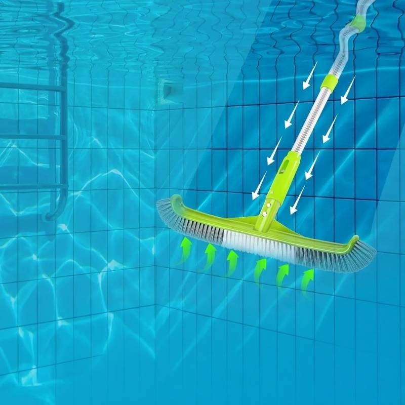 Poolborste för poolväggar och botten
