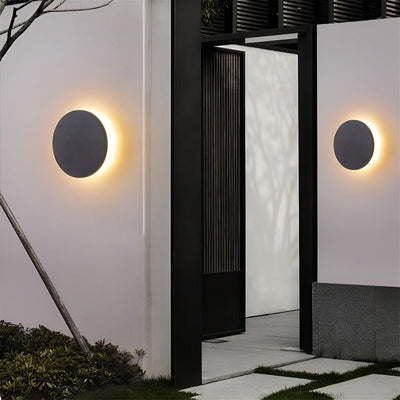 AquaGlow LED Vägglampa Utomhus