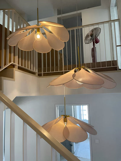Blomformad Tyg Taklampa LED