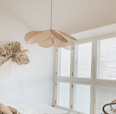 Blomformad Tyg Taklampa LED