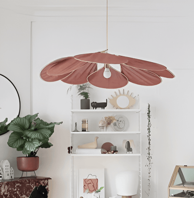 Blomformad Tyg Taklampa LED