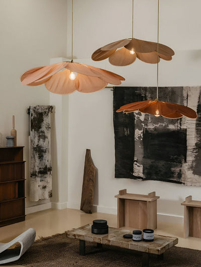 Blomformad Tyg Taklampa LED
