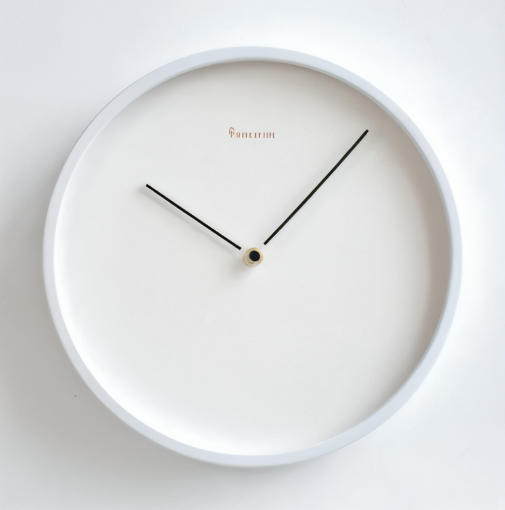 Metall Väggklocka utan Siffror – Circ O’Clock Tyst & Elegant Design