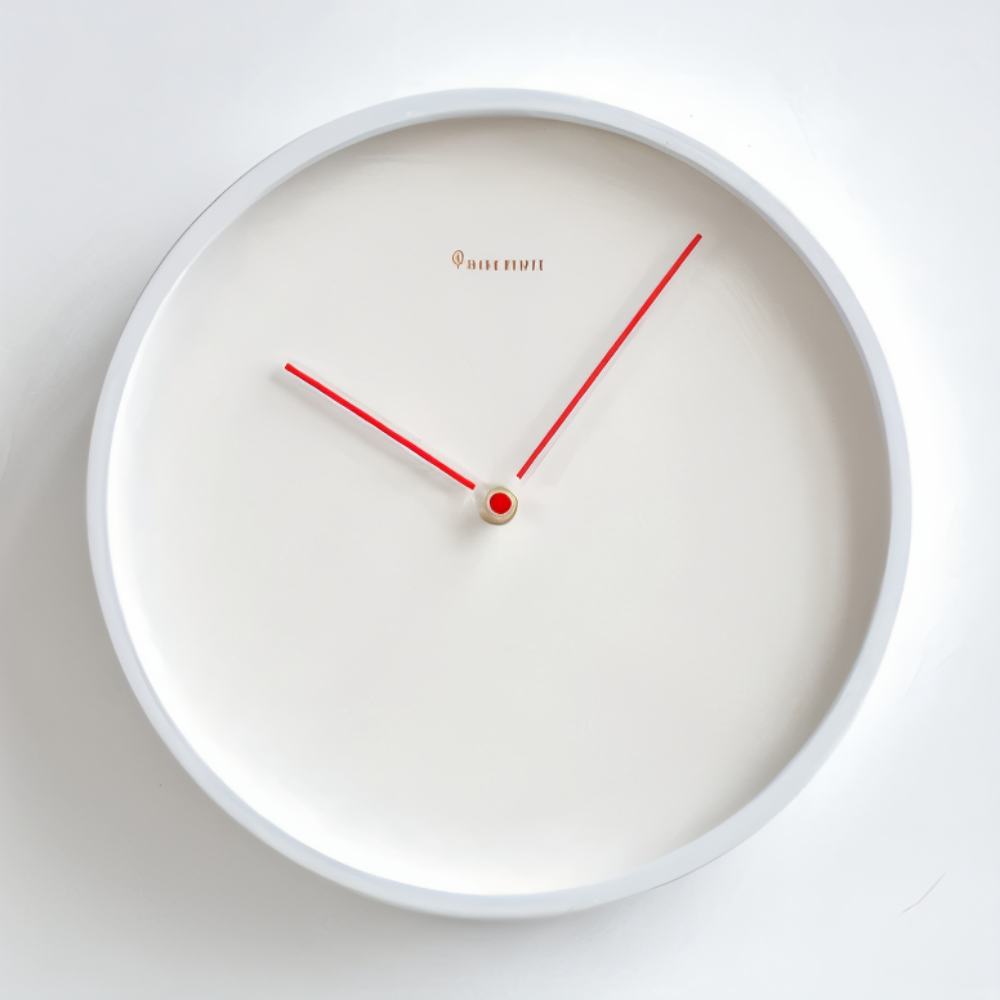 Metall Väggklocka utan Siffror – Circ O’Clock Tyst & Elegant Design