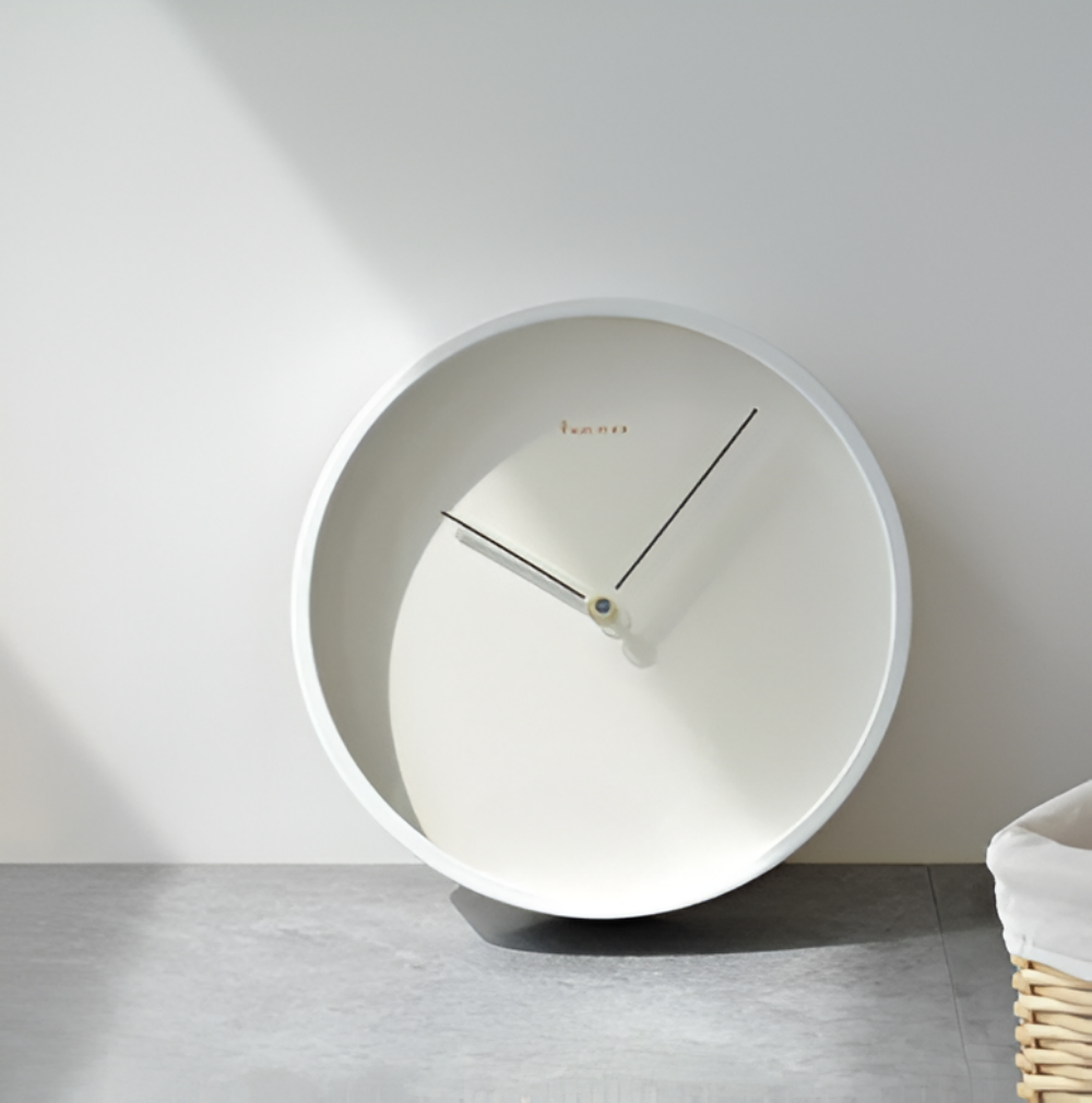 Metall Väggklocka utan Siffror – Circ O’Clock Tyst & Elegant Design