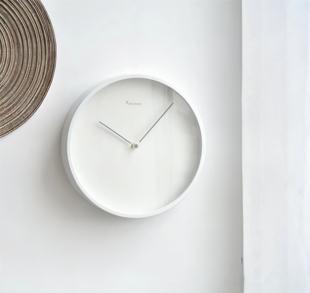 Metall Väggklocka utan Siffror – Circ O’Clock Tyst & Elegant Design