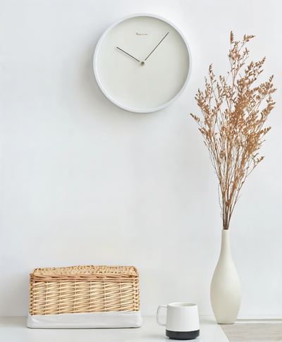Metall Väggklocka utan Siffror – Circ O’Clock Tyst & Elegant Design