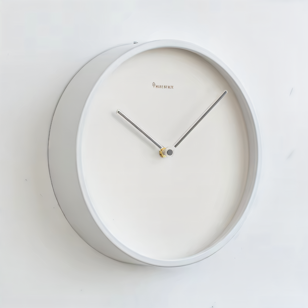 Metall Väggklocka utan Siffror – Circ O’Clock Tyst & Elegant Design
