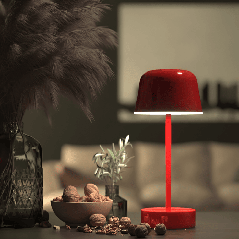 Colourful Retro LED Bordslampa – Sladdlös & Dimbar