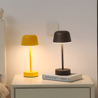 Colourful Retro LED Bordslampa – Sladdlös & Dimbar