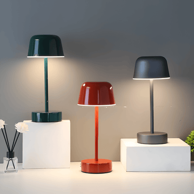 Colourful Retro LED Bordslampa – Sladdlös & Dimbar