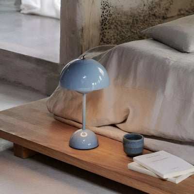 Elegant Flower LED Bordslampa – Sladdlös & Dimbar