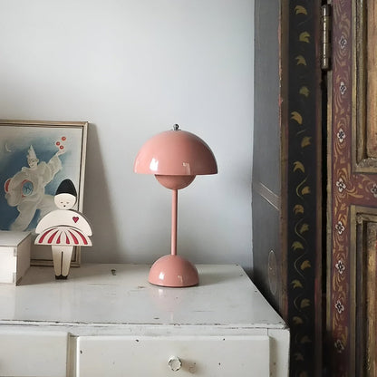 Elegant Flower LED Bordslampa – Sladdlös & Dimbar