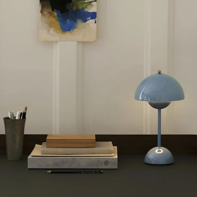 Elegant Flower LED Bordslampa – Sladdlös & Dimbar