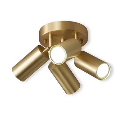 Mässing LED Spotlight Taklampa