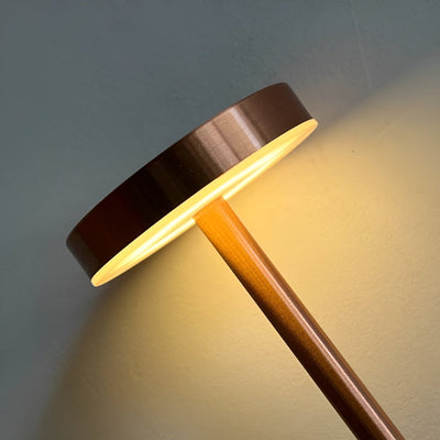RetroGlow LED Bordslampa – Sladdlös & Dimbar