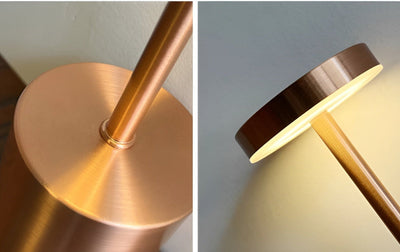RetroGlow LED Bordslampa – Sladdlös & Dimbar
