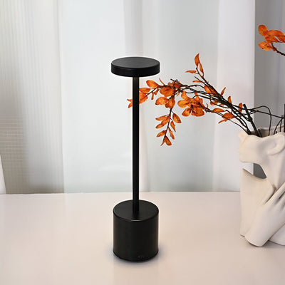 RetroGlow LED Bordslampa – Sladdlös & Dimbar