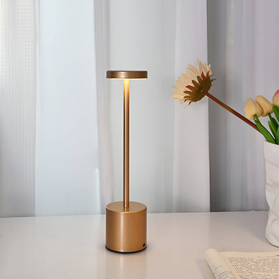 RetroGlow LED Bordslampa – Sladdlös & Dimbar