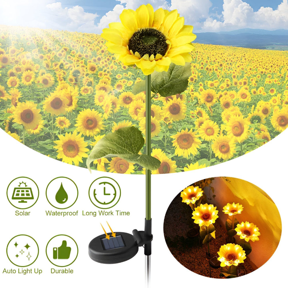 SolGlow – Solcellsdriven Solroslampa