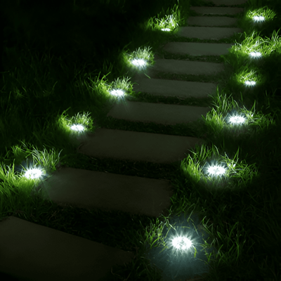 Solcellsdriven LED Trädgårdslampa