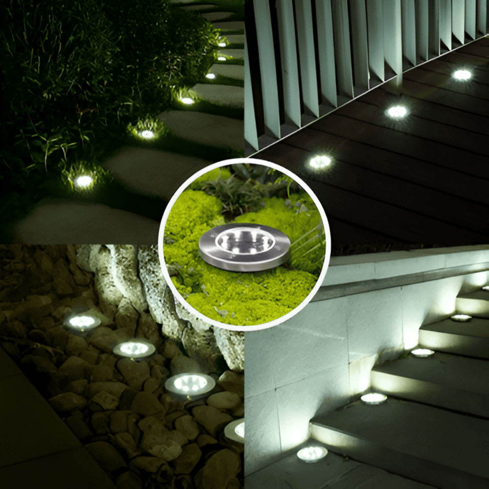 Solcellsdriven LED Trädgårdslampa