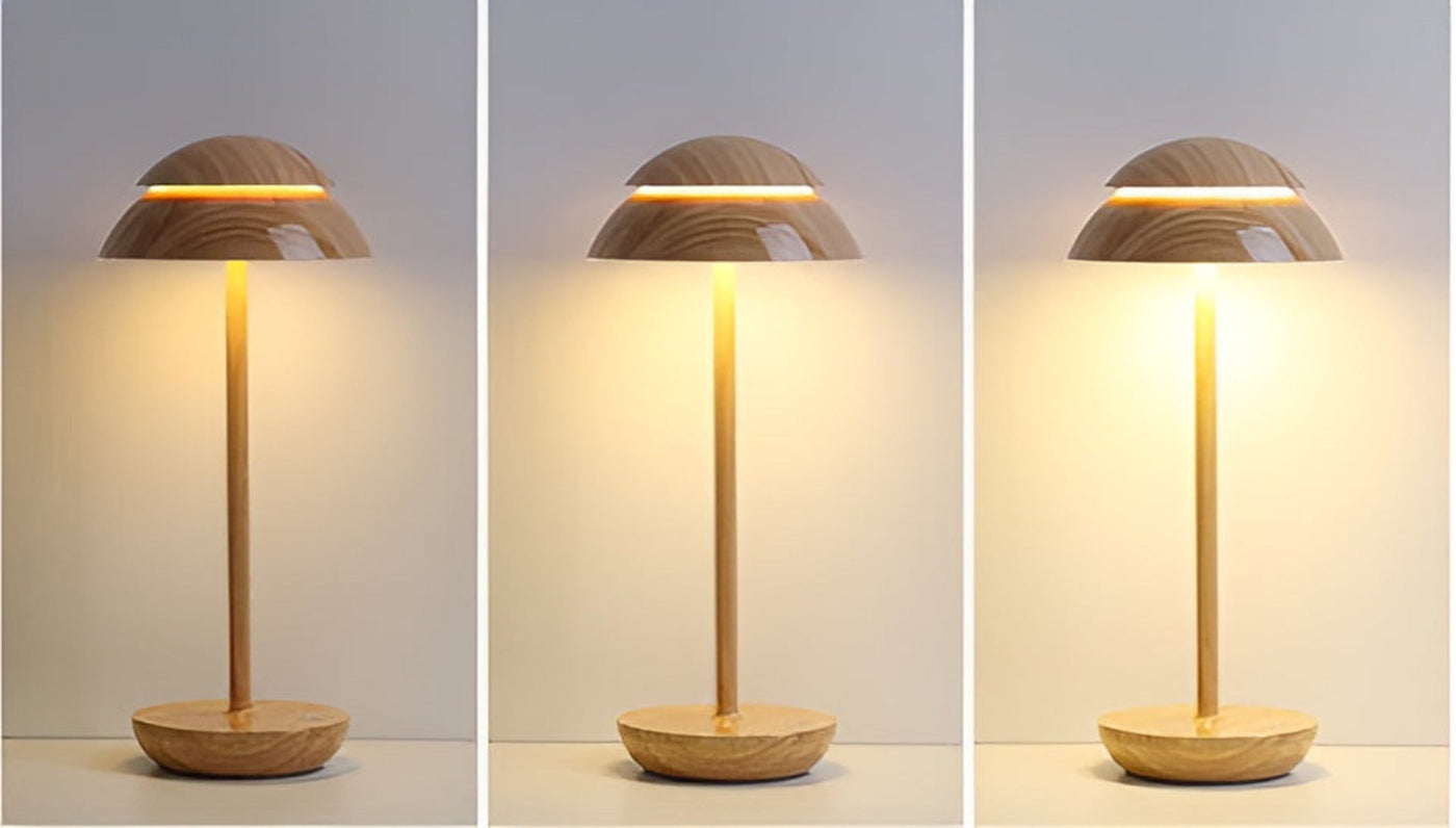 UmbraGlow LED Bordslampa – Retrodesign & Bärbar