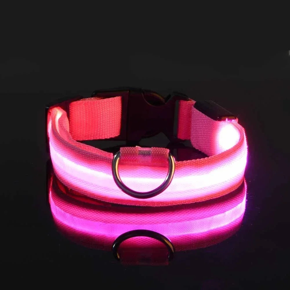 Laddningsbart LED Halsband för Hund
