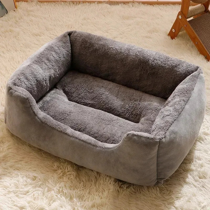 Mjuk Hund- och Kattbädd med Höga Kanter