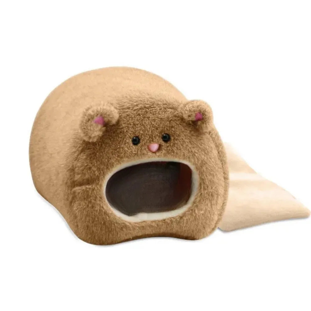 Mjuk sovgrotta för hamster och smådjur