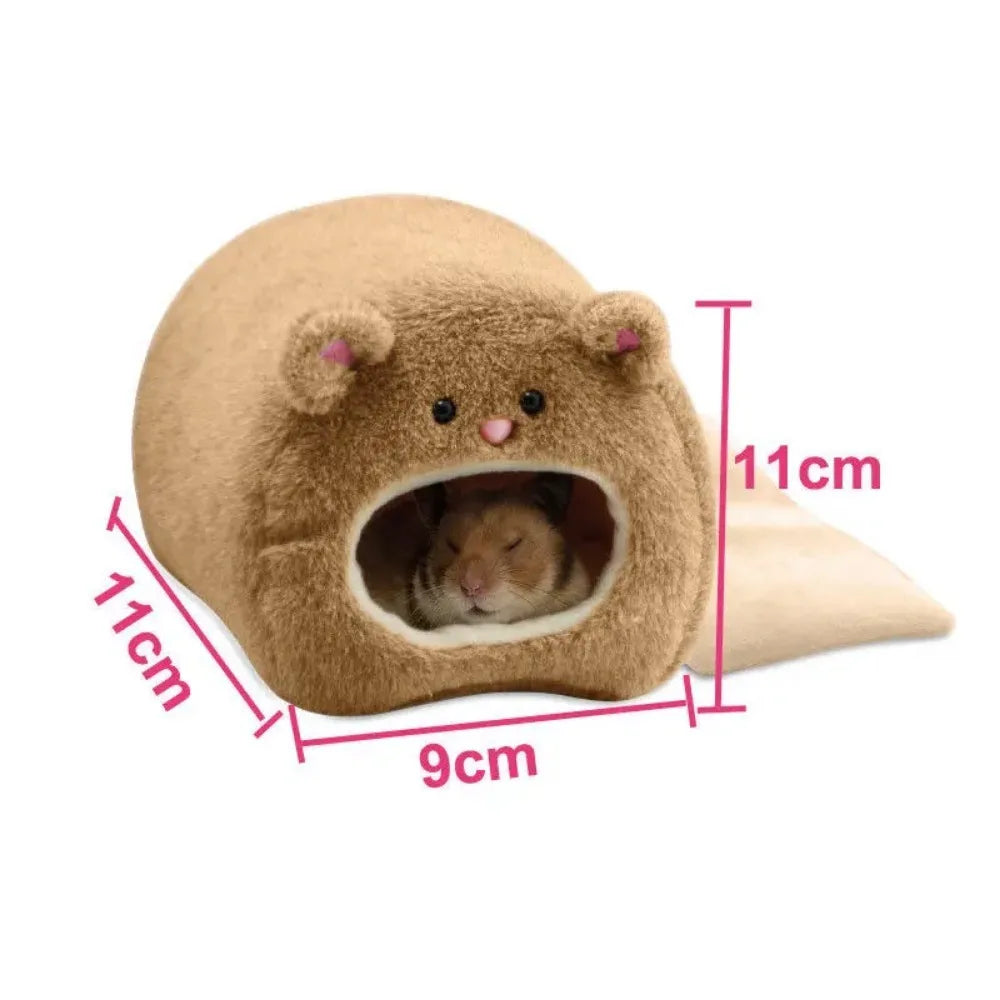 Mjuk sovgrotta för hamster och smådjur