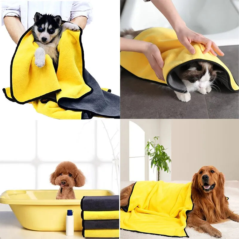 Snabbtorkande Mikrofiberhandduk för Hund