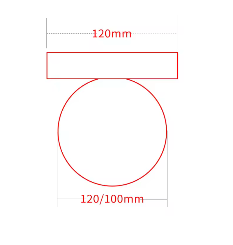 Minimalistisk Vägglampa med Glaskupa Skandinavisk