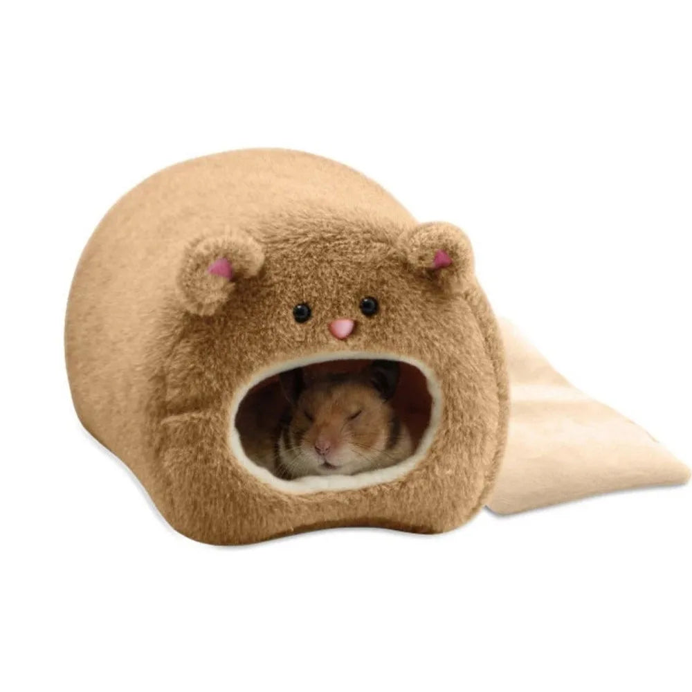 Mjuk sovgrotta för hamster och smådjur