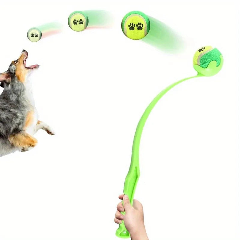 Bollkastare för Hund – Tennisbollskastare för Lek och Apportering