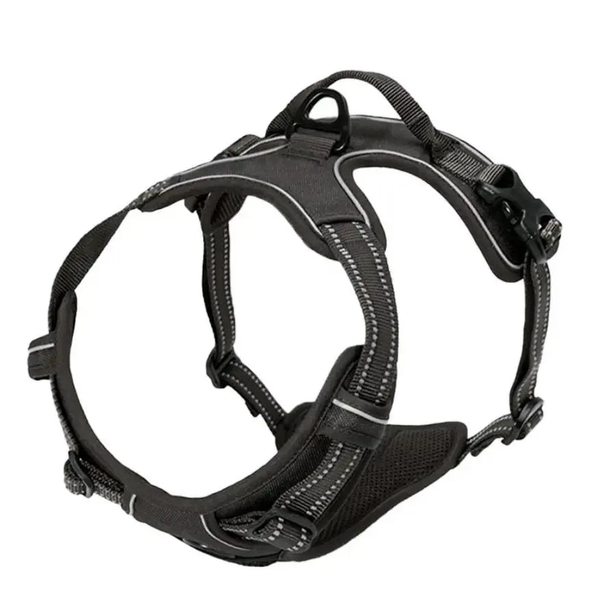 Justerbar hundsele med handtag