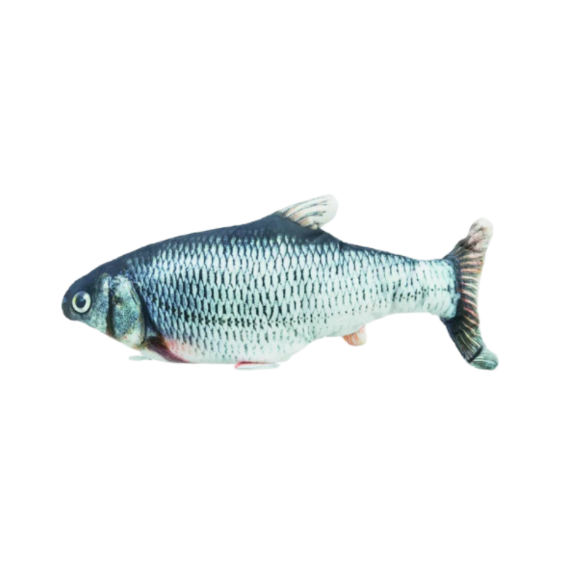 Sprattlande Fisk med kattmynta