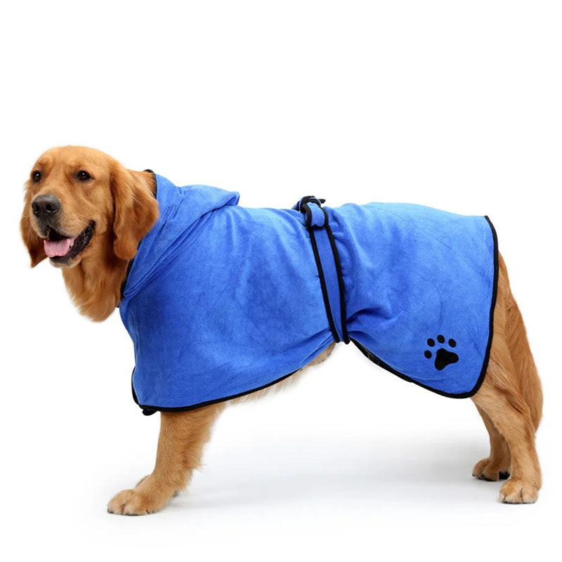 Torkhandduk huva för hund – superabsorberande mikrofiber