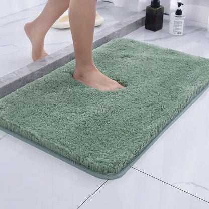Ultra-Mjuk Halkfri Badrumsmatta – Snabbtorkande Mikrofiber