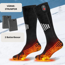 Värmestrumpor med batteri för kyla & outdoor